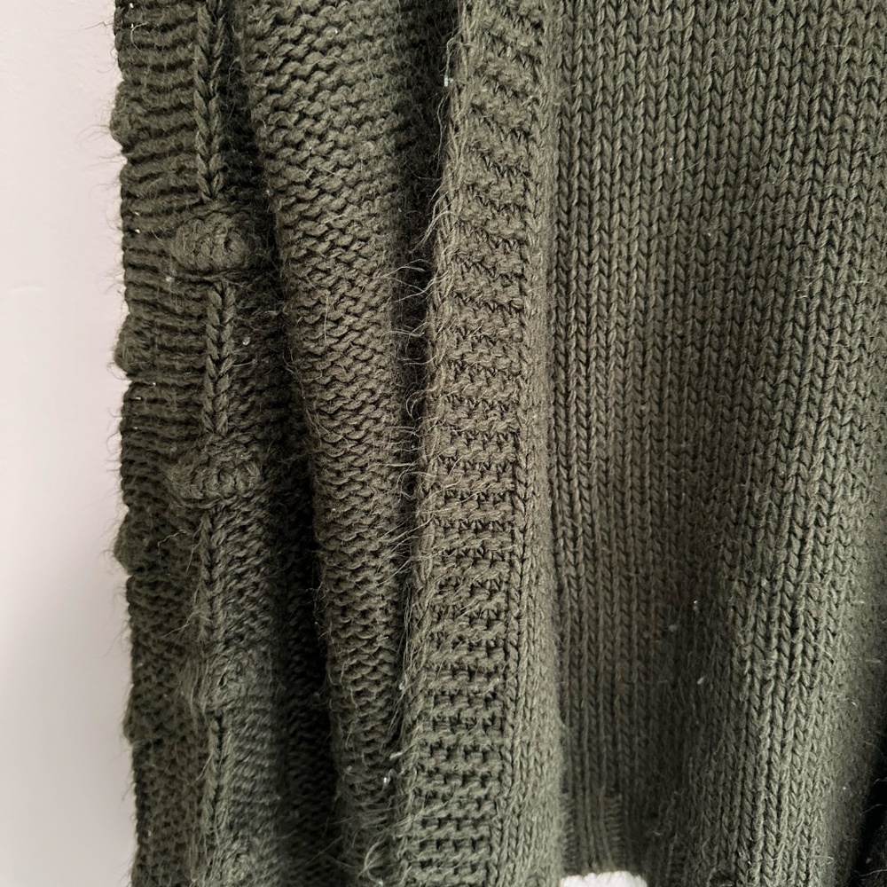 Betsey's Boutique Green Bubble Cardigan OS - Picture 4 of 5